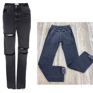 (FA-27) Frame X Imaan Le Slash Straight Jean